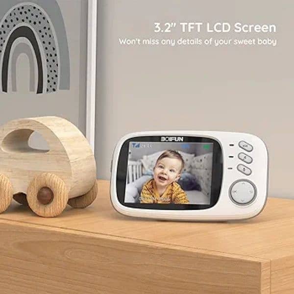 brand new vedio boifun baby monitor camera  night vision temperature 1