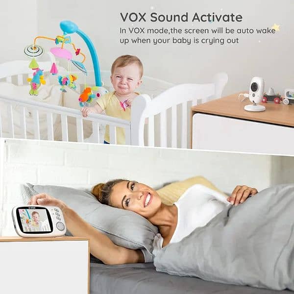 brand new vedio boifun baby monitor camera  night vision temperature 3