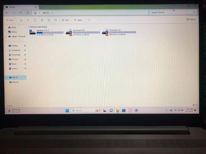 HP Core I3 11th Generation Brand 10/10 laptop For Sell 10