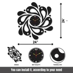 ROUND DROP diy clock