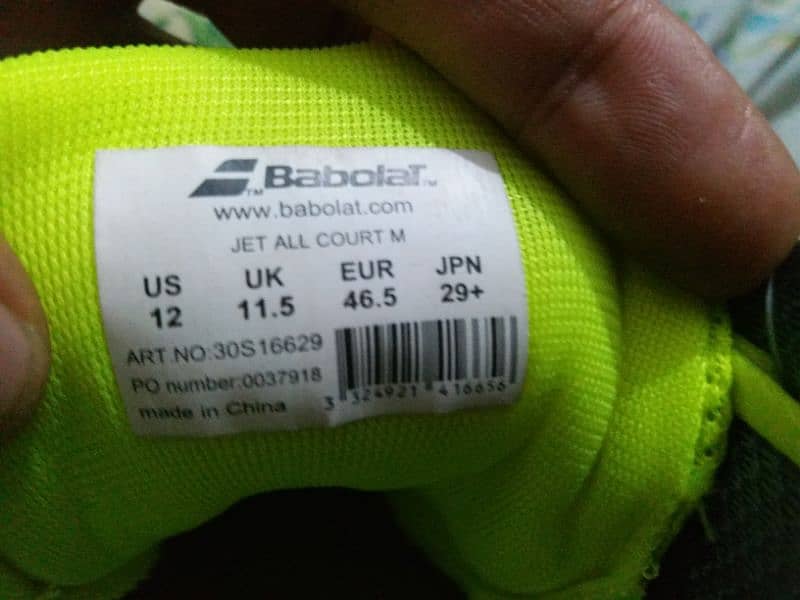 Imported babolat compny shoes for sell. 5