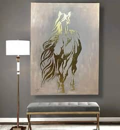 Handmade Painting | Horse Painting | Home Decor | Wall Decor