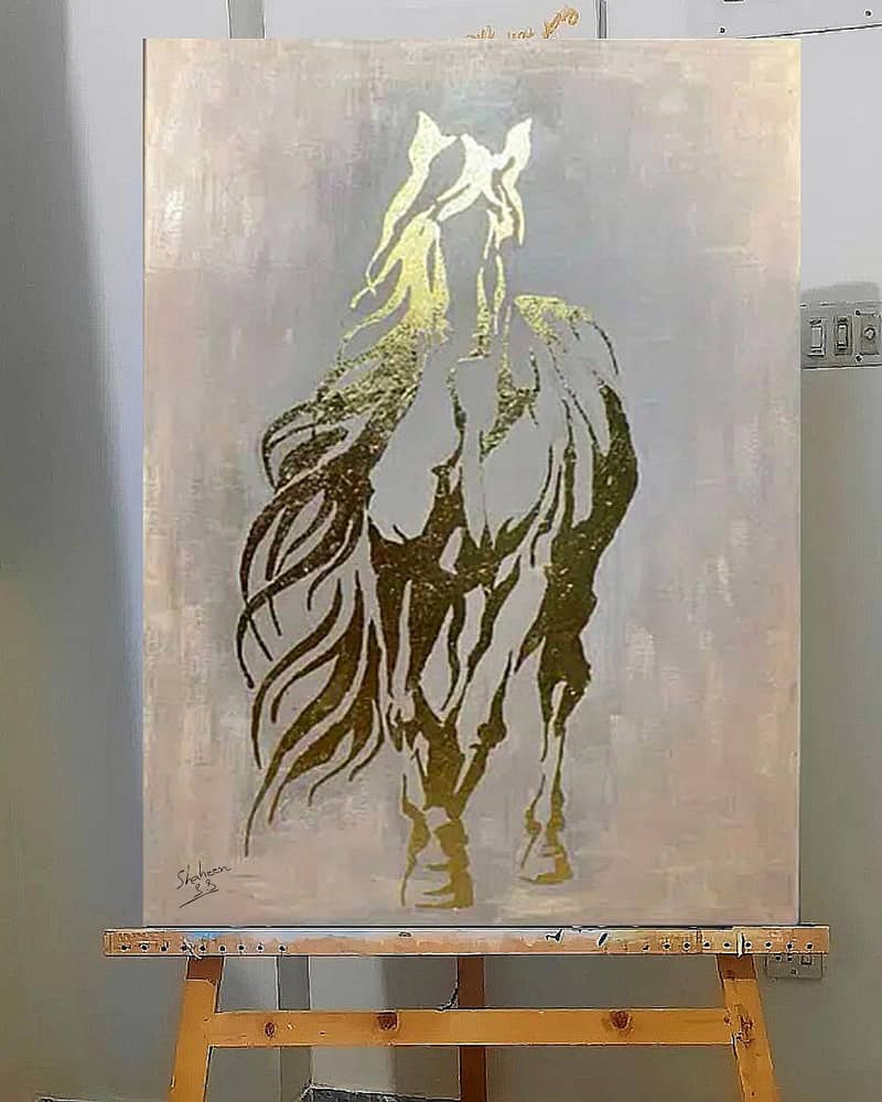 Handmade Painting | Horse Painting | Home Decor | Wall Decor 2