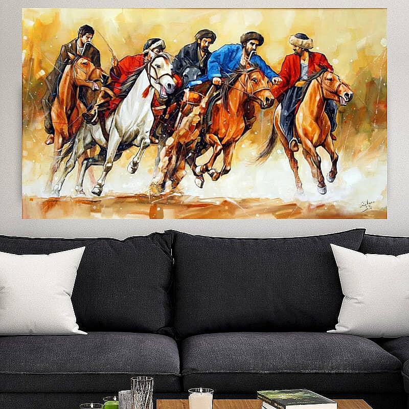 Handmade Painting | Horse Painting | Home Decor | Wall Decor 3