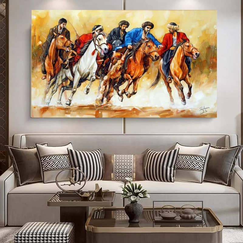 Handmade Painting | Horse Painting | Home Decor | Wall Decor 5