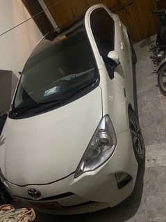 toyota aqua pearl white s led push 2013/17