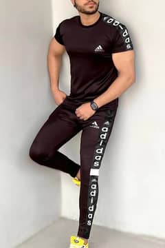 2 pcs men,s dri fit plan track suit