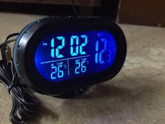 VST 7009 Digital Car Meter Clock Volt,Temperature,Battery Freeze Alert