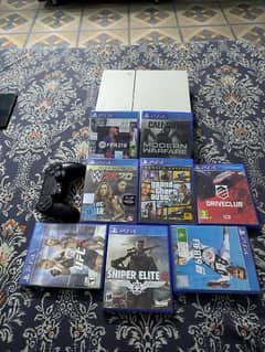 Playstation 4 (PS4) Sealed with 8 games