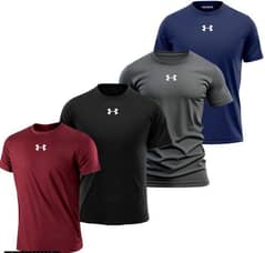 Men's Dri Fit T-shirt Pack Of 4 (With free delivery)