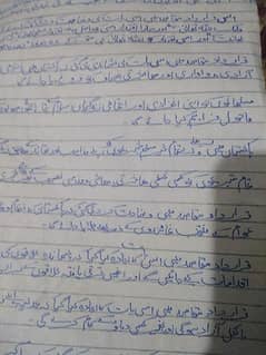 hand writing assingment work