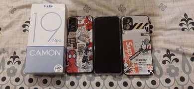 TECNO CAMON 19 NEO COMPLETE BOX WITH PREMIUM COVERS FOR SALE