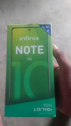 infnix note 10 pro 8 128 Gb With box