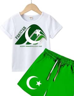 2 boy's T shirt and shorts set