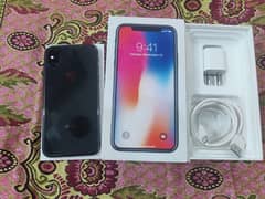 I phone X PTA approved 256 GB complete box