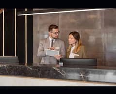 Required hotel receptionist