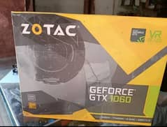 Nvidia GTX 1060(6GB)/GeForce zotac/ Graphics Card for sale