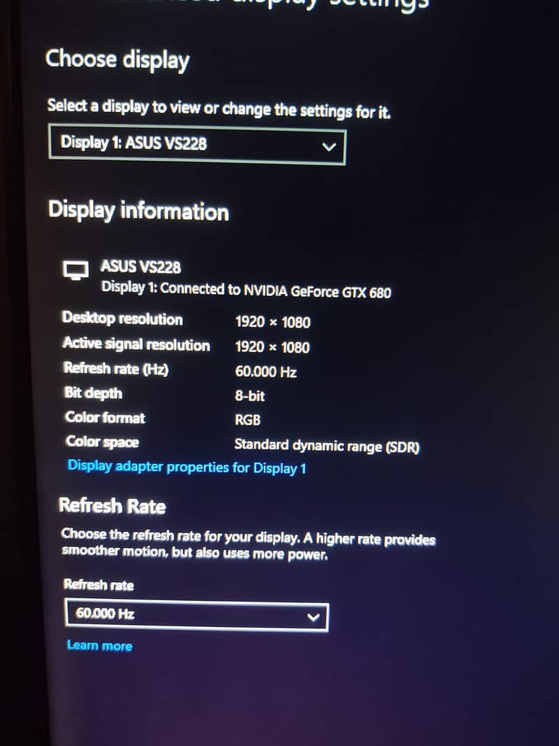 Asus 22 in FHD HDMI led monitor 3