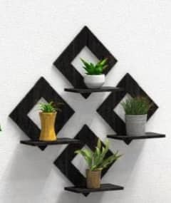 Modern Hexa Wall Hanging Shelf,Pack of 3