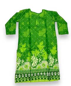 1 pcs women Stitched Lawn Printed Shirt