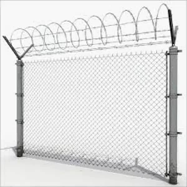 Construction Security Fencing/ fence, wires 4