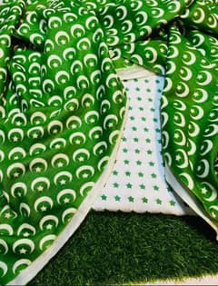 2 pcs unstitched lawn printed suit