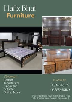 Single bed/King size bed/Dressing table/Bed set/Wooden bed/Furniture