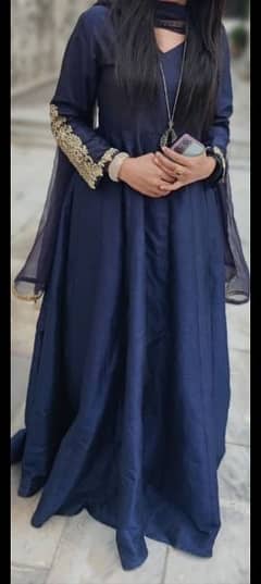 Navy blue long maxi 0