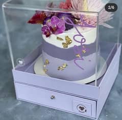 acrylic box  with drawer ( daraz )