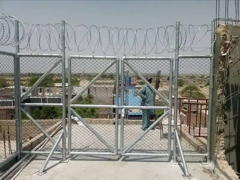 Grid Stations Heavy Guage Security Fencing 0300-702-8033/ Razor wire 8