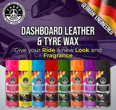 Cleaner and shinner ( dashboard wax And tyre wax )