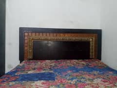 double bed with mattress