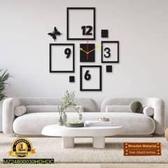 4 Frame Wall clock