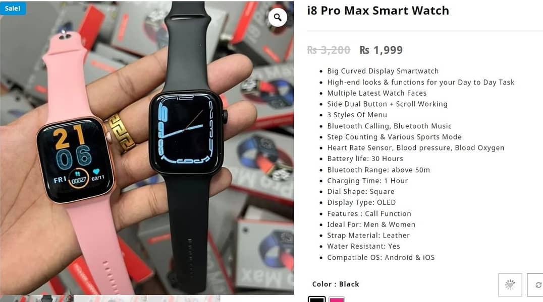 i8 pro max smart watch 3