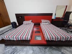 double single bed joined together perfect for kids