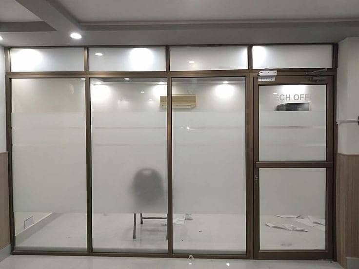 Aluminium Windows/door & Glass Work Shower Cubical/Glass Office Cabin 17