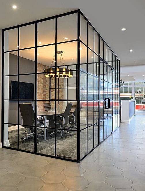 Aluminium Windows/door & Glass Work Shower Cubical/Glass Office Cabin 4