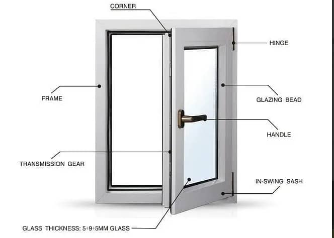 Aluminium Windows/door & Glass Work Shower Cubical/Glass Office Cabin 15