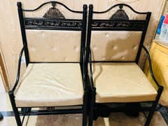 5 seter iron sofa set with iron table