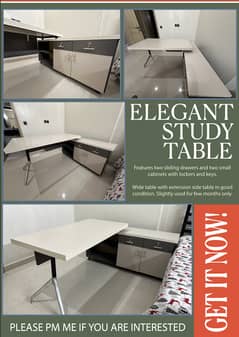 ELEGANT STUDY/OFFICE TABLE