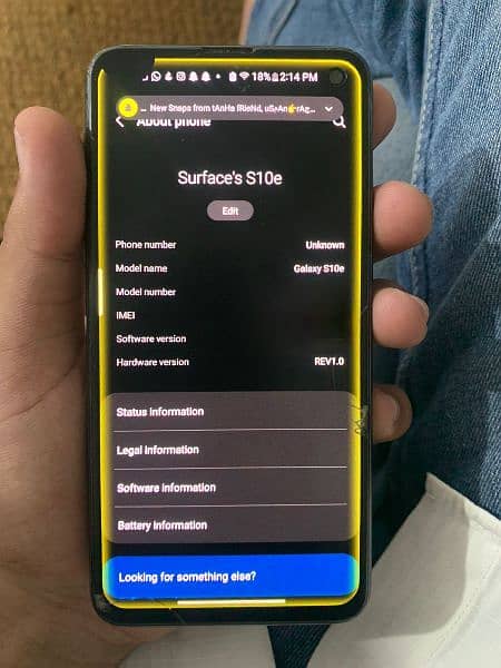 SAMSUNG S10E read add 1stly 9