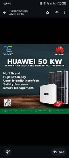 Huawei 50kw On grid