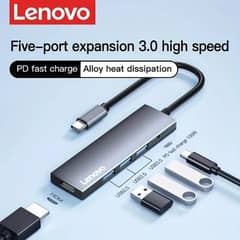 Lenovo Hub 5 in 1 for | Macbook | Windows