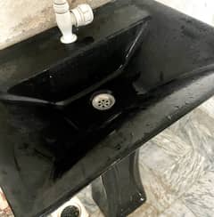 Stylish black basin