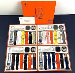 S100 9 series  smart watch 7 straps