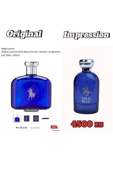 Impressions of branded perfumes for men and women. 6