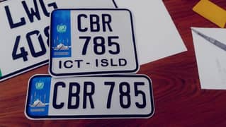 number plate for car and bike