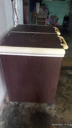 haier freezer and refrigerator two door