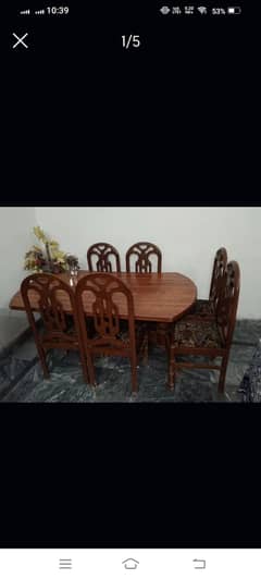 Dining Table with 6 chair