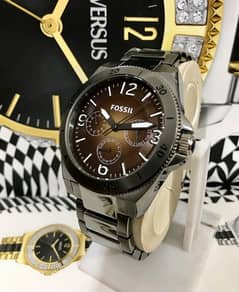 FOSSIL-Wooden Style-NEW ORIGINAL WATCH-SEIKO-RADO-OMEGA-ROLEX-TISSOT